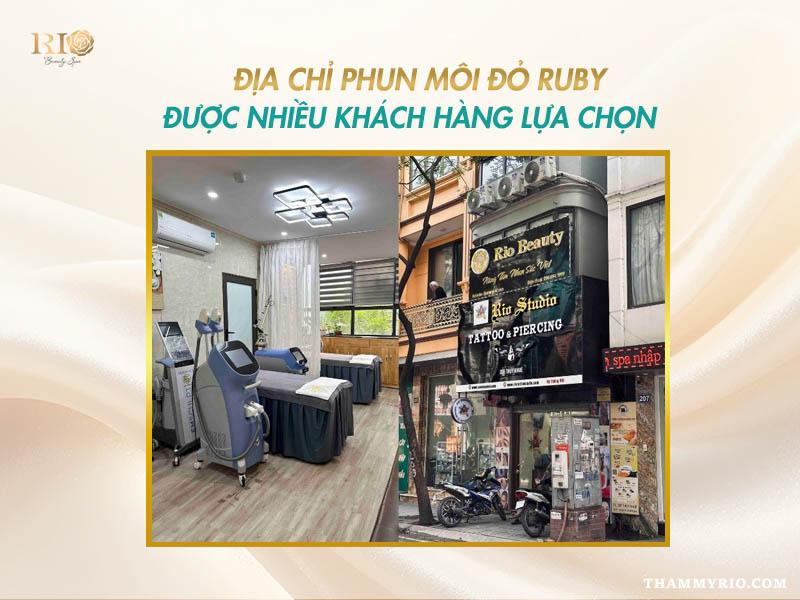 Phun môi màu đỏ ruby – Tôn nét quyến rũ kiêu sa tự nhiên 10 Địa chỉ phun môi màu đỏ ruby uy tín, được nhiều khách hàng tin tưởng và lựa chọn.