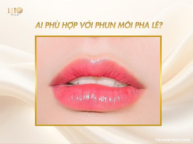 Phun môi pha lê Hàn Quốc cho đôi môi căng mọng trong veo 3 ai phù hợp với phun môi pha lê tự nhiên và căng bóng