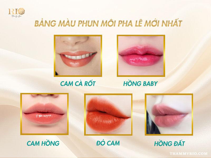 Phun môi pha lê Hàn Quốc cho đôi môi căng mọng trong veo 4 bảng màu phun môi pha lê mới nhất cập nhật xu hướng