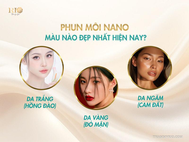 "Sổ tay" bảng màu phun môi tự nhiên 2026 chuẩn sành điệu! 4 Phun môi Nano màu nào đẹp nhất hiện nay?