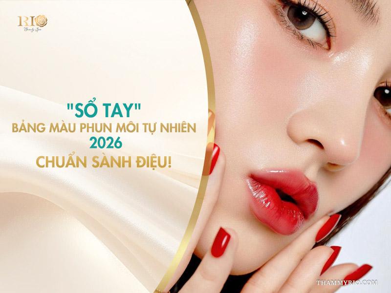 "Sổ tay" bảng màu phun môi tự nhiên 2026 chuẩn sành điệu! 1 "Sổ tay" bảng màu phun môi tự nhiên 2026 chuẩn sành điệu!