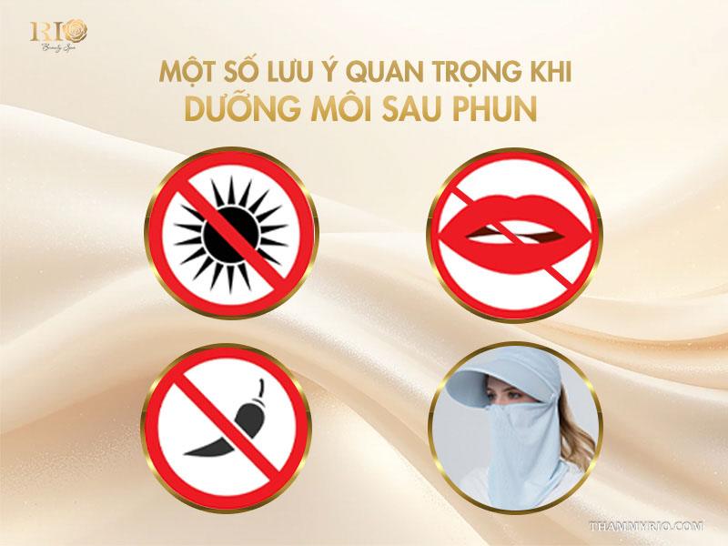 6 cách dưỡng môi sau phun giúp lên màu chuẩn, mềm mịn tự nhiên 7 Một số lưu ý quan trọng khi dưỡng môi sau phun