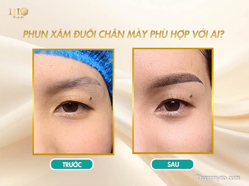 Phun xăm đuôi chân mày là gì? 8 điều cần biết trước khi làm 3 Phun xăm đuôi chân mày phù hợp với ai?
