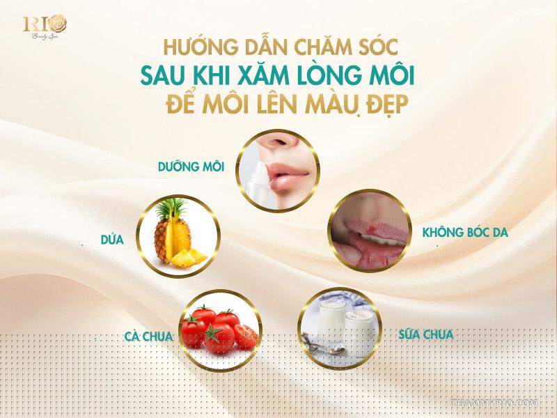 Phun lòng môi – Bí quyết cho đôi môi căng mọng, tự nhiên 6 Hướng dẫn chăm sóc sau khi xăm lòng môi để môi lên màu đẹp