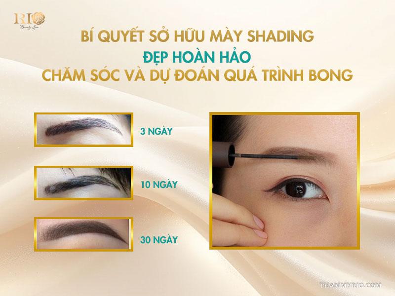 Phun chân mày shading: Bí quyết để gương mặt trẻ hơn 10 tuổi 4 Bí quyết sở hữu mày shading đẹp hoàn hảo: Chăm sóc và dự đoán quá trình bong