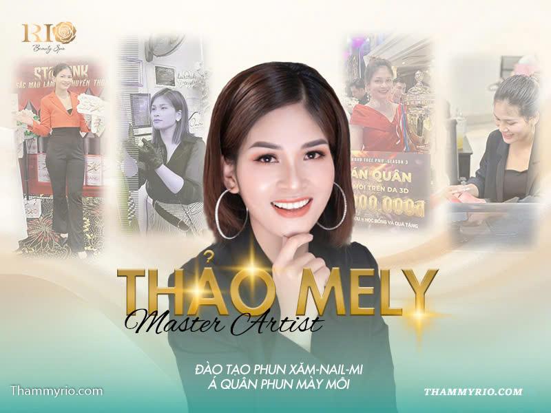 Eyelid spraying 20 Chuyên gia Master Artist Thảo Mely người có chuyên môn xăm mí mắt rất cao tại Thẩm Mỹ Rio