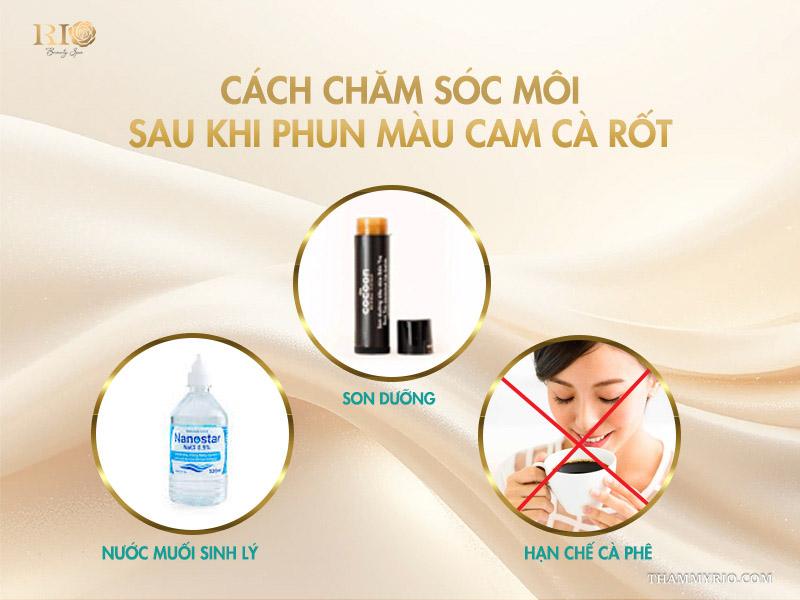 Phun môi màu cam cà rốt – tone cam hot giúp đôi môi rạng rỡ 11 Cách chăm sóc môi sau khi phun màu cam cà rốt