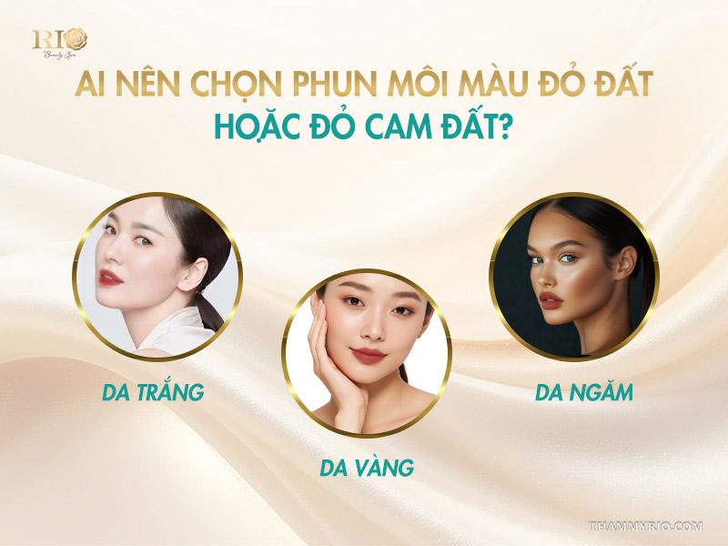 Phun môi màu đỏ đất 2026 - Tông màu không thể rời mắt! 5 Ai nên chọn phun môi màu đỏ đất hoặc đỏ cam đất?