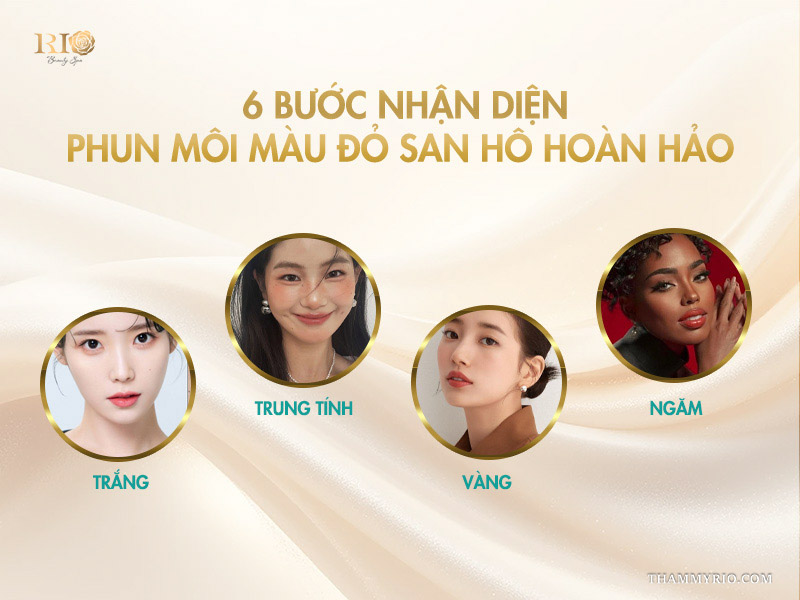 Phun môi màu đỏ san hô – Sắc đỏ thời thượng tôn da mới 3 6 bước nhận diện phun môi màu đỏ san hô hoàn hảo