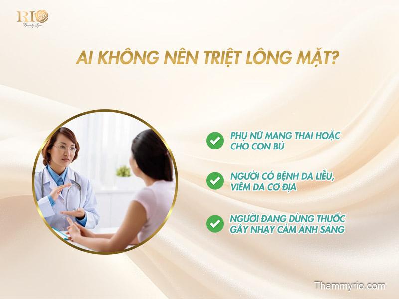 Ai không nên triệt lông mặt?