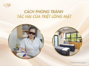 Cách phòng tránh tác hại của triệt lông mặt