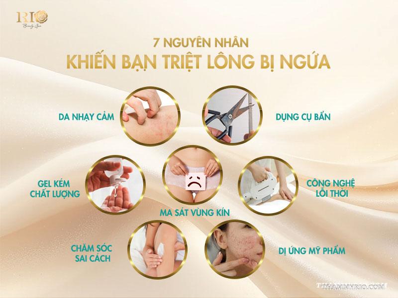 7 nguyên nhân triệt lông bị ngứa và cách khắc phục 3 7 nguyên nhân khiến triệt lông bị ngứa