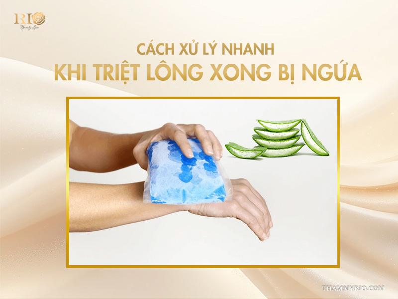 7 nguyên nhân triệt lông bị ngứa và cách khắc phục 5 Cách xử lý nhanh khi triệt lông xong bị ngứa