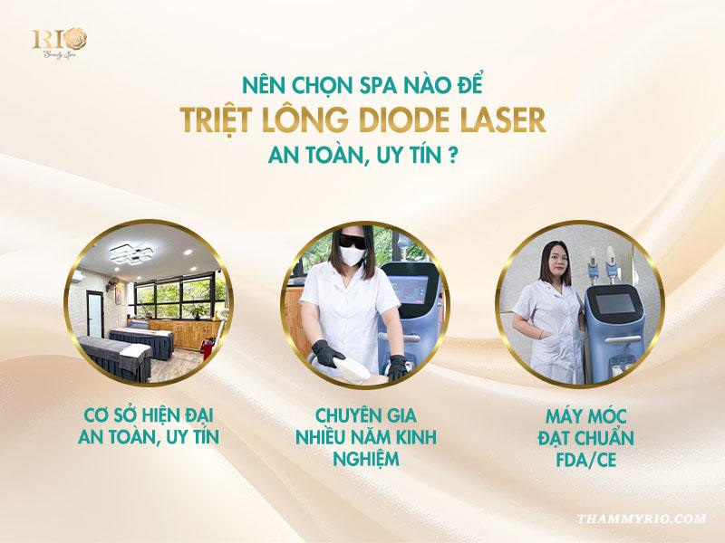 Triệt lông Diode Laser là gì? Ưu và nhược điểm 9 Nên chọn spa nào để triệt lông Diode Laser an toàn, uy tín?
