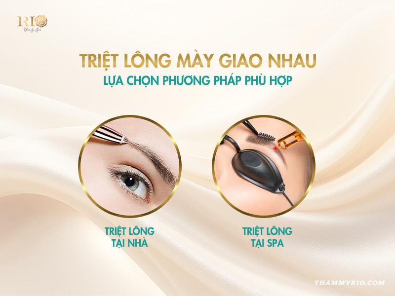 Triệt lông mày là gì? Vì sao nên triệt lông mày giao nhau? 6 Triệt lông mày giao nhau – lựa chọn phương pháp phù hợp