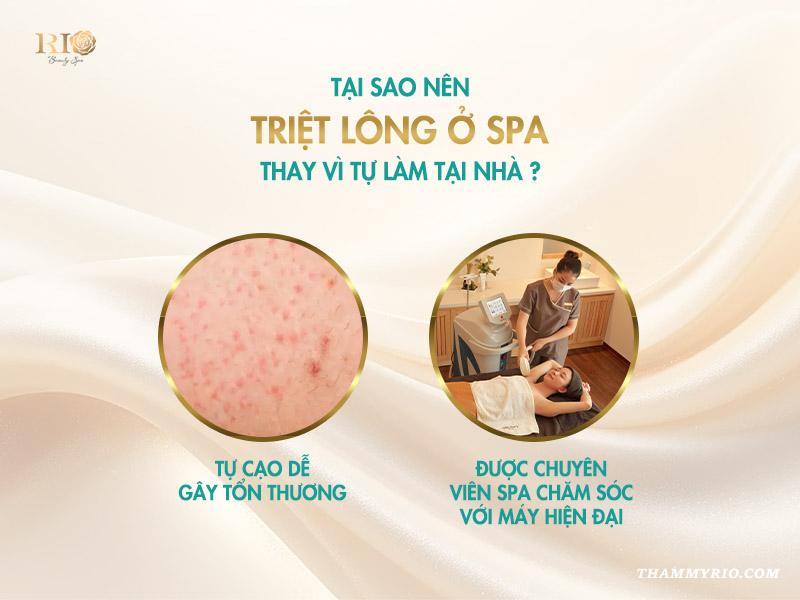 Triệt lông tại spa có hết không? Giải đáp tất tần tật 2 Tại sao nên triệt lông ở spa thay vì tự làm tại nhà?