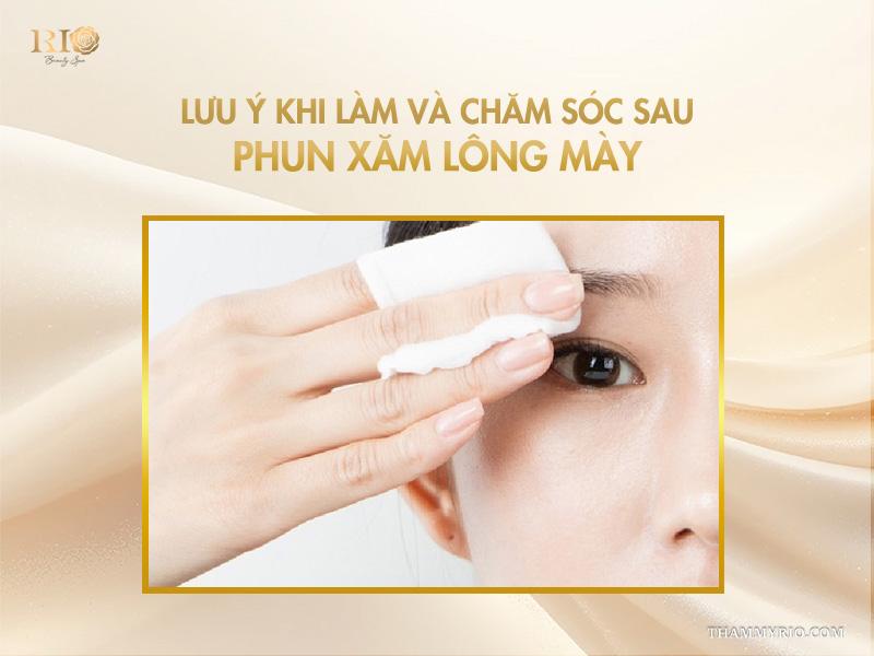 5 dáng xăm lông mày đẹp tự nhiên, chuẩn trend 2026 6 Lưu ý khi làm và chăm sóc sau phun xăm lông mày