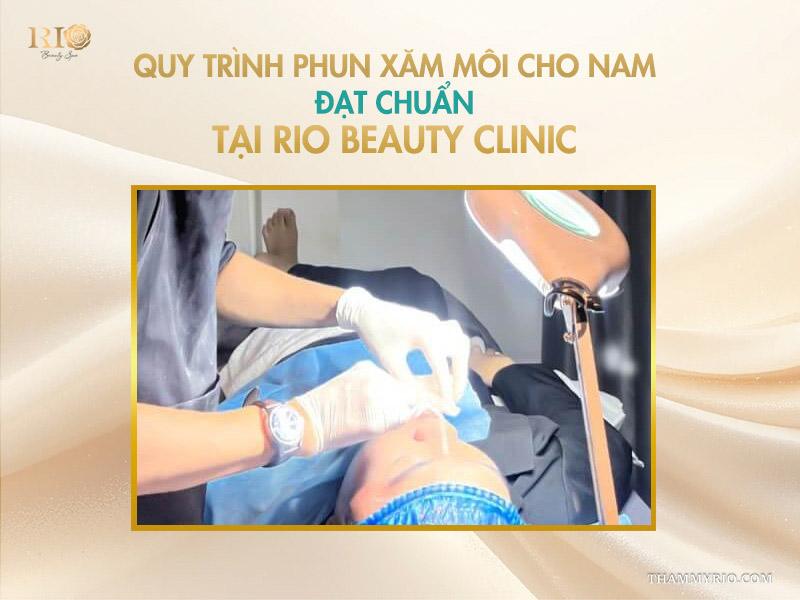 6 màu xăm môi nam đẹp tự nhiên, được ưa chuộng năm 2026 6 Quy trình phun xăm môi cho nam đạt chuẩn tại Rio Beauty Clinic