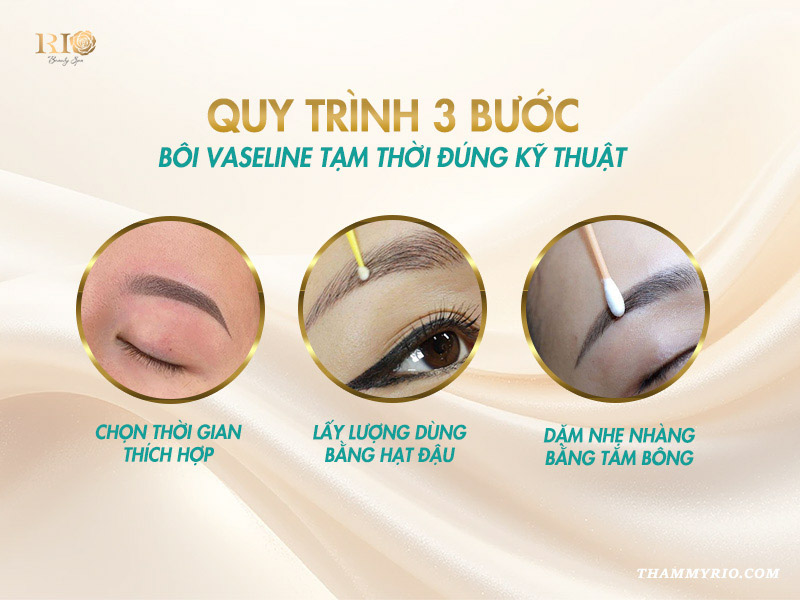 Có nên bôi Vaseline sau khi xăm mày? Hướng dẫn cách dùng đúng 4 cách bôi Vaseline sau khi xăm mày đúng chuẩn 3 bước- có nên bôi vaseline sau khi xăm mày
