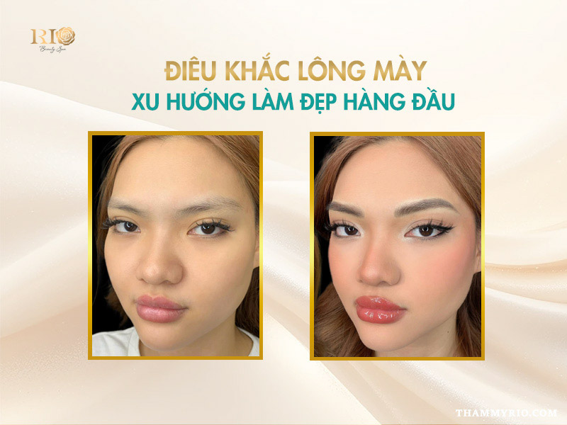 Xu hướng điêu khắc lông mày đẹp ở Hà Nội tạo sợi siêu tự nhiên.