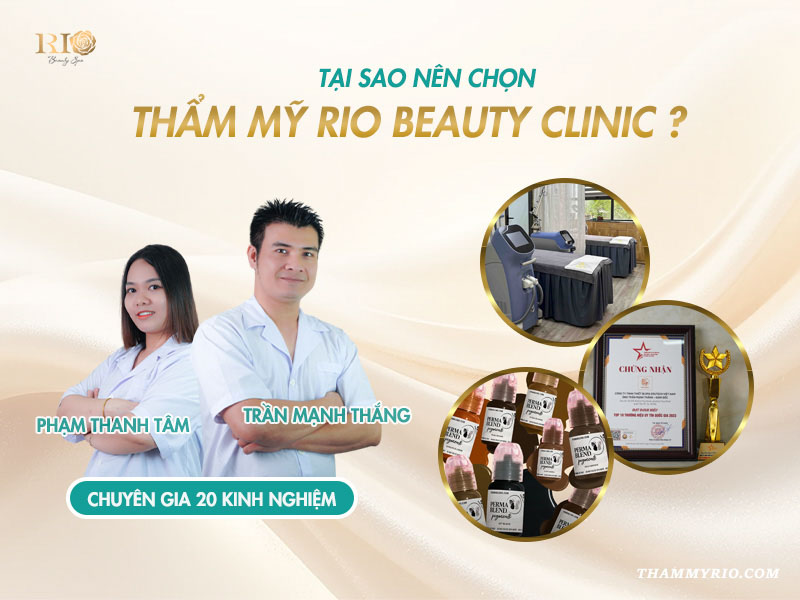 Thẩm Mỹ Rio – Địa chỉ điêu khắc lông mày uy tín ở Hà Nội.