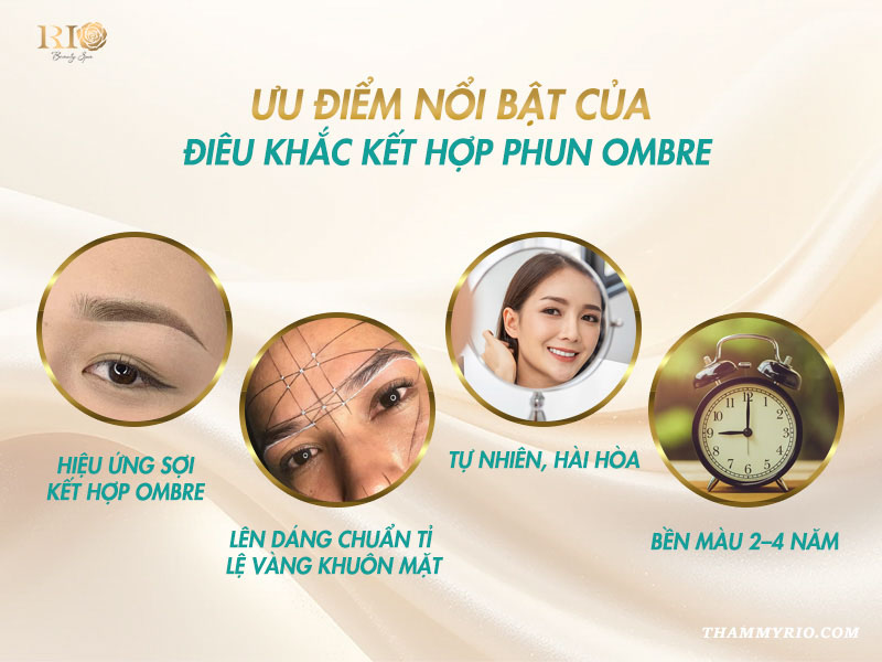4 ưu điểm nổi bật của kỹ thuật điêu khắc kết hợp phun ombre