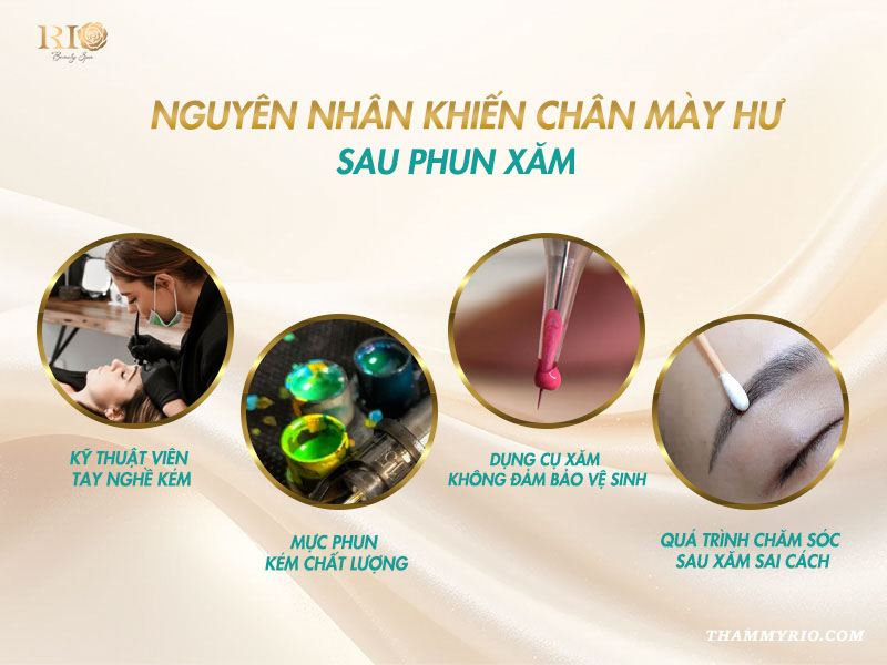 Nguyên nhân phổ biến dẫn đến tình trạng lông mày hư