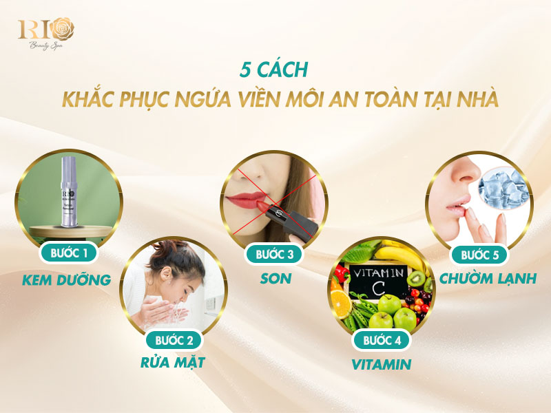 Phun môi bị ngứa viền môi do đâu? Hướng dẫn cách xử lý 4 5 cách khắc phục phun môi xong bị ngứa an toàn, hiệu quả tại nhà