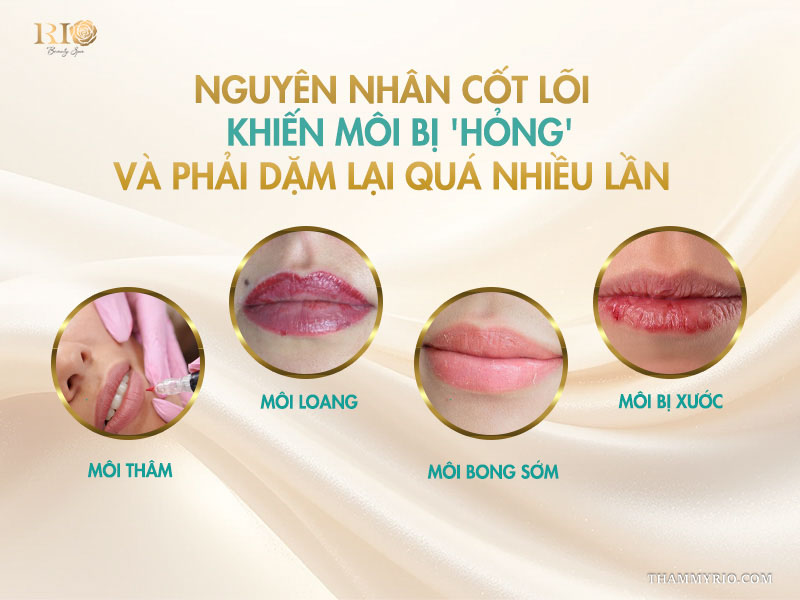 Có nên dặm lại môi lần 3 để cải thiện màu? 5 4 Nguyên nhân cốt lõi khiến môi bị 'hỏng' và phải dặm lại quá nhiều lần