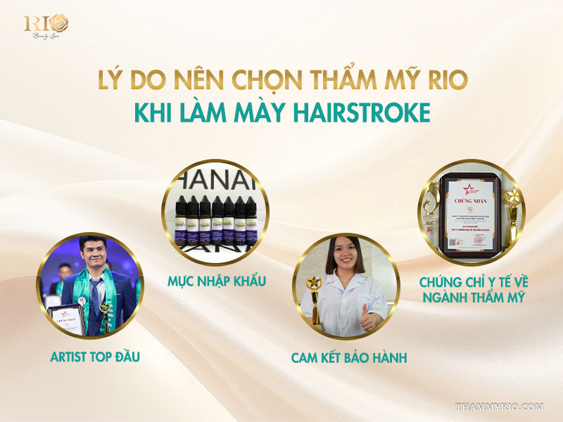 Lý do nên chọn Thẩm Mỹ Rio khi làm chân mày Hairstroke