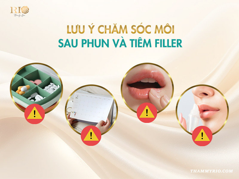 4 lưu ý quan trọng khi chọn thứ tự nên phun môi trước hay tiêm filler trước 
