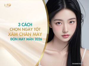 3 cách chọn ngày tốt xăm chân mày đón may mắn 2026