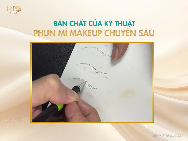  Bản chất của kỹ thuật phun mí makeup chuyên sâu