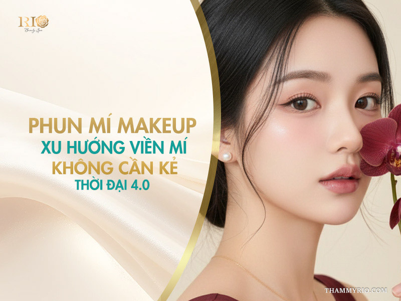 Phun mí makeup: xu hướng viền mí không cần kẻ thời đại 4.0