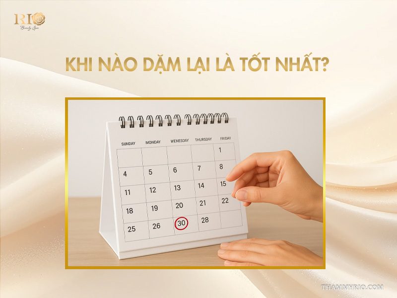 Phun môi 1 tháng dặm lại được chưa? Dặm lại môi có đau không? 3 Khi nào dặm lại là tốt nhất?