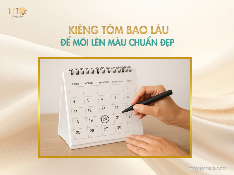 Phun môi ăn tôm có sao không? Các biểu hiện nếu lỡ ăn 5 Kiêng tôm bao lâu để môi lên màu chuẩn đẹp
