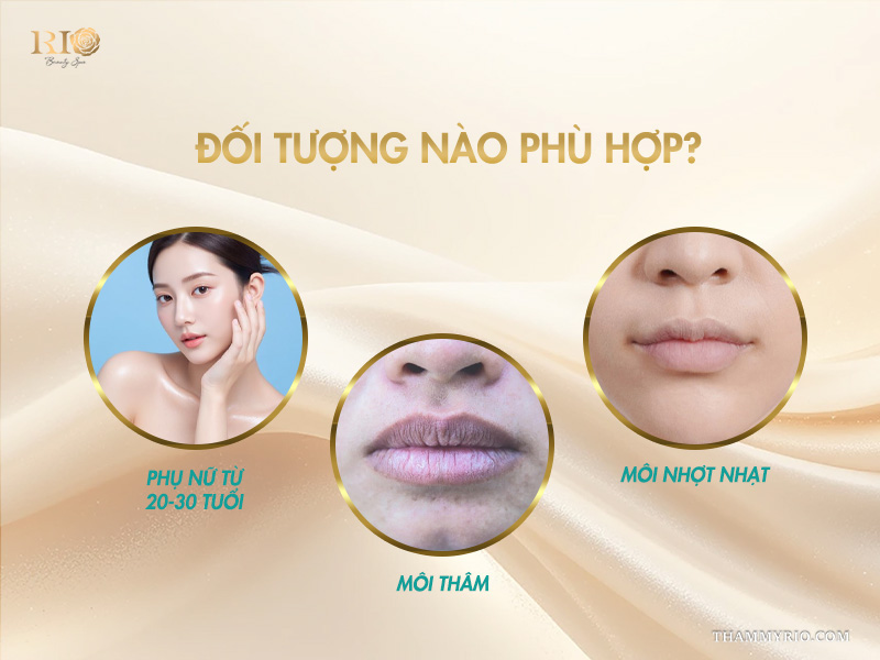 Đối tượng nào phù hợp phun môi màu đỏ?