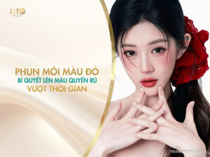 Phun môi màu đỏ: Bí quyết lên màu quyến rũ vượt thời gian