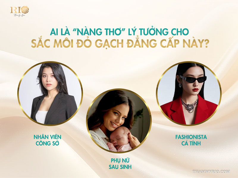 Ai là “nàng thơ” lý tưởng cho sắc môi đỏ gạch đẳng cấp này?