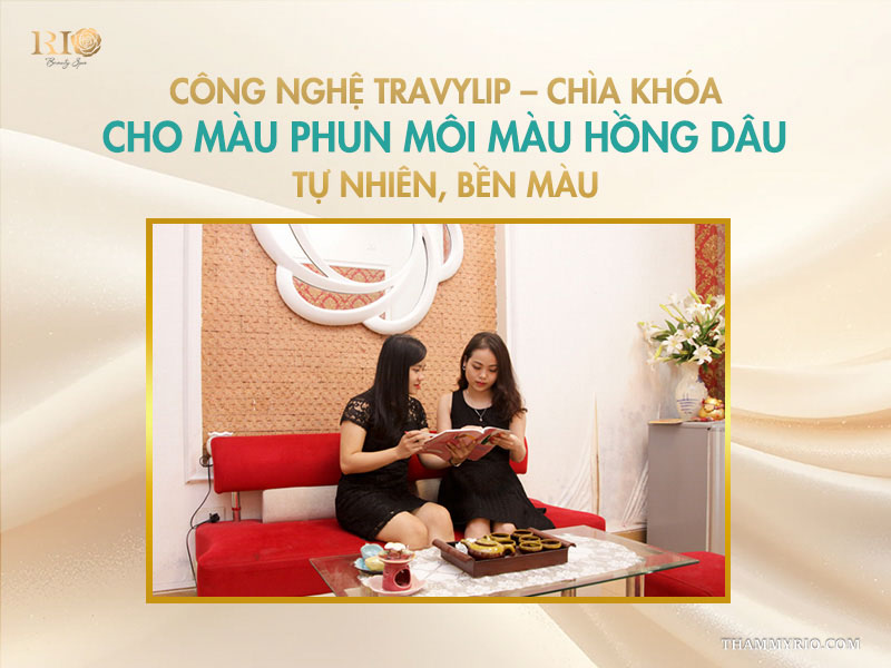  Công nghệ TravyLip – Chìa khóa cho màu phun môi màu hồng dâu tự nhiên, bền màu