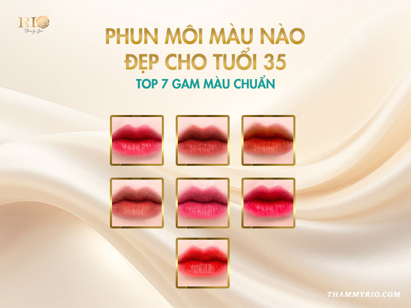 Phun môi màu nào đẹp cho tuổi 35? 7 gam màu quyến rũ nhất 3 Phun môi màu nào đẹp cho tuổi 35 - Top 7 gam màu chuẩn