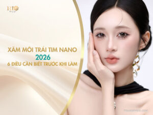 Xăm môi trái tim nano 2026: 6 điều cần biết trước khi làm