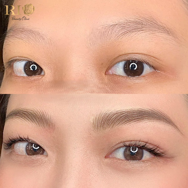 Hình ảnh điêu khắc chân mày nữ tự nhiên chuẩn giá