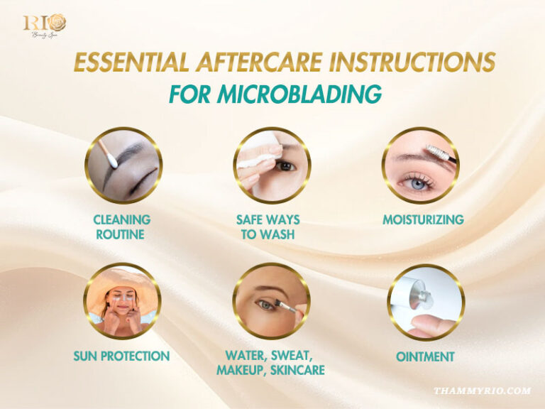 After microblading care for long-lasting, natural eyebrows