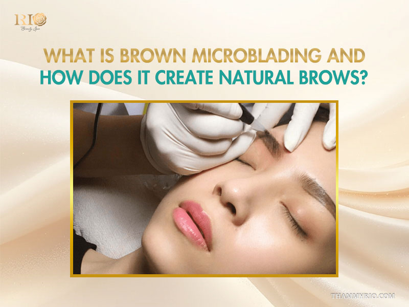 What is brown microblading, and how does it create natural brows?