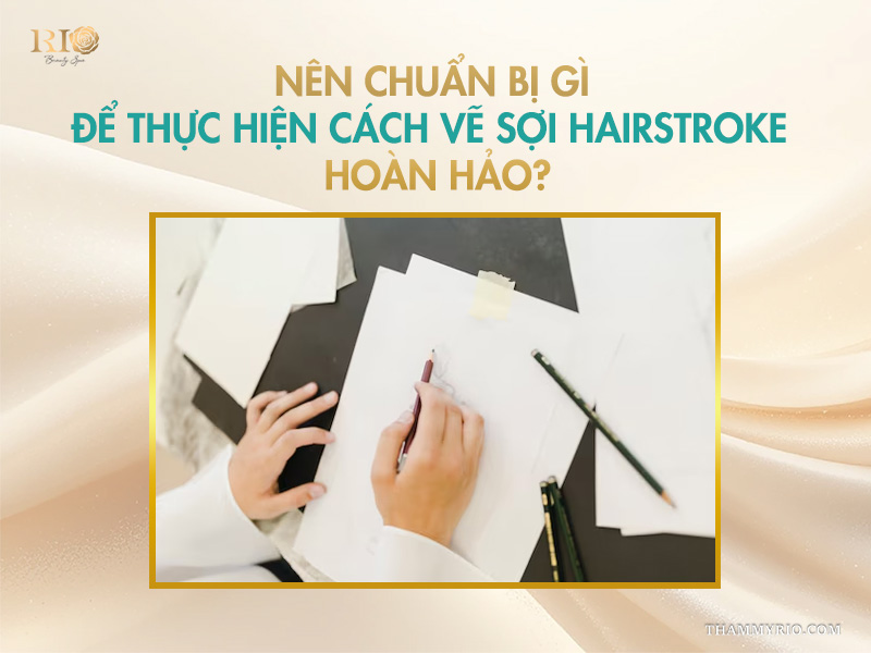 Nên chuẩn bị gì để thực hiện cách vẽ sợi hairstroke hoàn hảo?