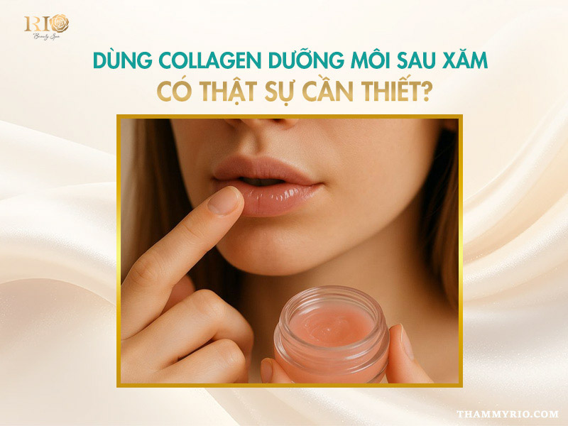 Có nên dùng collagen dưỡng môi sau xăm không? Tác dụng là gì? 2 Dùng collagen dưỡng môi sau xăm và giá collagen dưỡng môi sau xăm