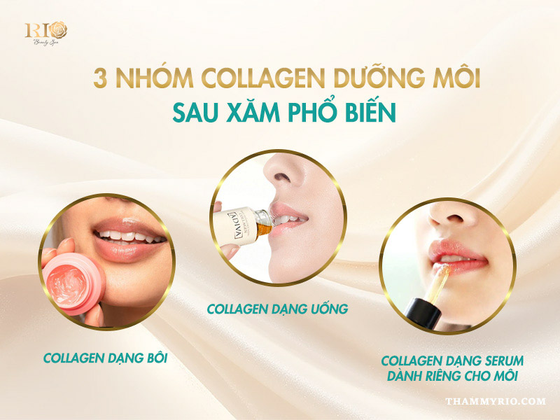 Có nên dùng collagen dưỡng môi sau xăm không? Tác dụng là gì? 3 Giá collagen dưỡng môi sau xăm và các nhóm collagen phổ biến