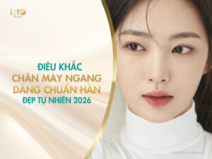 Điêu khắc chân mày ngang: Dáng chuẩn Hàn đẹp tự nhiên 2026.