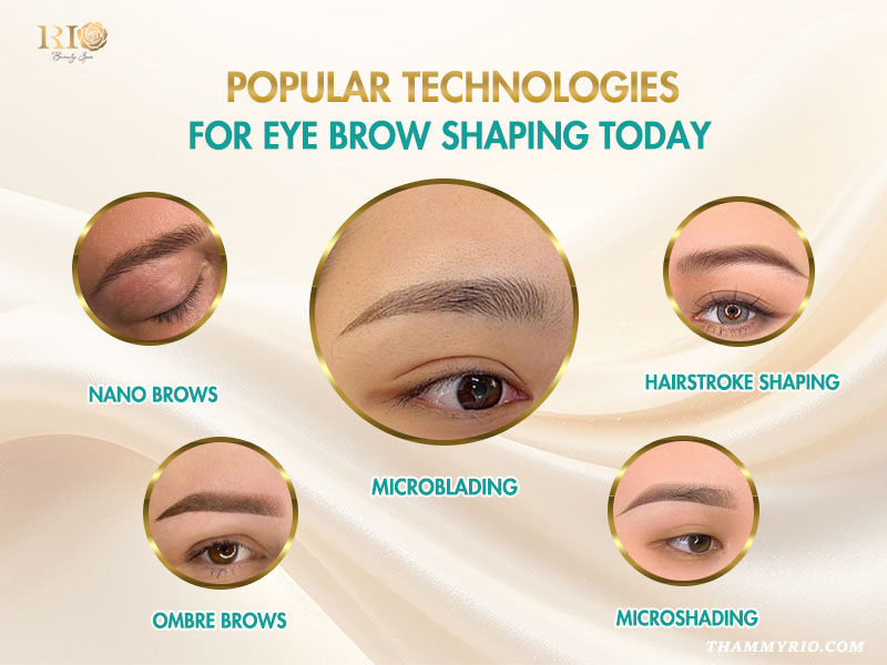 Eye brow shaping for natural, balanced, and youthful beauty 4 Popular technologies for Eye Brow Shaping today